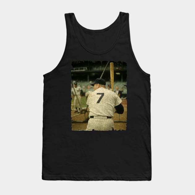 Mickey Mantle in New York Yankees Tank Top by PESTA PORA